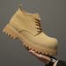 Martin Boots Men's Retro Tooling Shoes Heightened Derby Shoes Men's Big Boots Heightened Thick Soles_vogvips.com