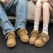 Men's Shoes Niche Design Trendy Thick Soled Height Increasing Sneakers Solid Color Lace Up Versatile Classic College Style Sports Casual Shoes_vogvips.com