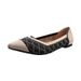 Eggroll European American Princess Spring And Autumn Fly-knit Single Loafers, Flat Women's Shoes, Soft-soled Knitted_vogvips.com