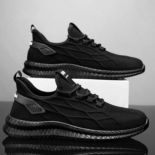 Men's Sports Summer New Breathable Fly Woven Mesh Versatile Casual Men's Outdoor Lightweight White Shoes_vogvips.com