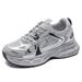 Dad Shoes For Women, Autumn Breathable Mesh Sports Shoes, Korean Version Versatile Thick-Soled Height-Increasing Casual_vogvips.com