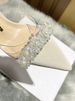 Baotou Sandals Women's Spring/Summer 2024 New French Transparent Pointed Small White High Slim Heels_vogvips.com