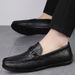 Men's Doudou Shoes Flat-soled Loafer Small Leather Shoes Low-top Foot Cover Leather Surface Casual Shoes_vogvips.com
