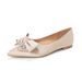 Pointed Single Shoes Women's Flat Bottom Shallow Mouth Temperament Versatile Soft Sole Ladyshoes_vogvips.com