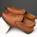 European Warm Series Leather Autumn Casual Loafers Cotton With Fleece Lining Warm Non-Slip Men's Shoes_vogvips.com