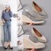 Women S Platform Wedge Sandals Fashionable Pointed Toe Slip On With Jute Rope Sole For Spring Autumn_vogvips.com