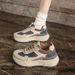 Fashionable Soft Forrest Gump Shoes For Women, Autumn And Winter New Versatile Color Blocked Sports Height_vogvips.com