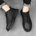 European Warm Series 2025 New Derby Spring Low-top Martin Boots Men's Yellow Work Shoes Thick Sole_vogvips.com