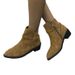 ShoeVault Cross-Border Foreign Trade Plus Size Elegant For 2024 Autumn New European And American Retro Pointed Toe Short Boots_vogvips.com