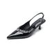 Baotou Rhinestone Sandals Women's Back Empty Beautiful Thin Heel High Heel Women's Shoes_vogvips.com