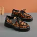 Casual Running Sneaker Designer Exotic Leopard Print Platform Oxford Shoes With Chunky Sole OKIMOZ Big Size_vogvips.com