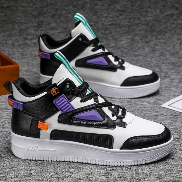 Men Shoes Sneakers Mesh Easy To Clean Shock Absorption Breathable Footgear_vogvips.com
