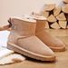 Women's Genuine Leather Snow Boots With Faux Fur Lining, Slip-Resistant Winter Shoes For Outdoor & Casual Wear_vogvips.com