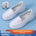 New Style Nurse Women, Soft Sole, Breathable, Comfortable, Odor-Free, Hollow Design, Non-Slip, Anti-Wear, Breathable_vogvips.com