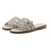 Women's Shoes Plus Size Summer New Style, Versatile, Flat Beach Shoes, Fashionable, Non Slip, Square Toe, Rhinestone Flip Flops_vogvips.com