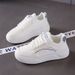 Little White Shoes Schoolgirl Trendy Versatile Platform Single Shoes Casual Shoes_vogvips.com