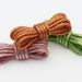 Shoe Accessories 4.5mm shiny round solid color metal wire shoelaces suitable for men and women's casual shoes sports Martin boots_vogvips.com