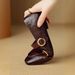 In Stock 980 French Flat Mary Jane Shoes, New Vintage Leather Soft Sole Women's Shoes For Early Spring And Autumn_vogvips.com