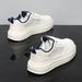 Men's New Summer Thick Soled Height Increasing Casual White Sneakers, Trendy, Versatile, Mesh, Breathable Sports Shoes_vogvips.com