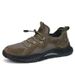 Popular Leather Cross-border Batch Of Men's And Women's Carter Work Mesh Sports Versatile First Layer Pigskin Casual Men's Shoes_vogvips.com