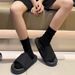 Crew Socks - Soft Cotton Double Needle Knit For Sports & Casual Wear - Breathable & Comfortable - Solid Color Design - Multiple Colors Available_vogvips.com