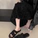 Super Stylish Flat Women, Summer Outdoor Wear, 2026 New Model, Suitable For Pairing With Skirts, Fairy-Style Beach_vogvips.com