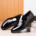 Men's Formal Dress Shoes - Business Oxfords With Breathable PU Leather & Hidden Height Increase For Wedding & Office British Groom Men's Shoes_vogvips.com