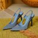 Women’s Shoes Kitten Heel Fairy Pink High Heels Women 2023 Pointed French Stiletto Mules Casual Outer Wear Closed Toe Sandals Trend_vogvips.com