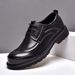 2026 Summer New Hollow Shoes For Men, Business Formal Versatile Casual Breathable Genuine Leather Perforated Men's_vogvips.com