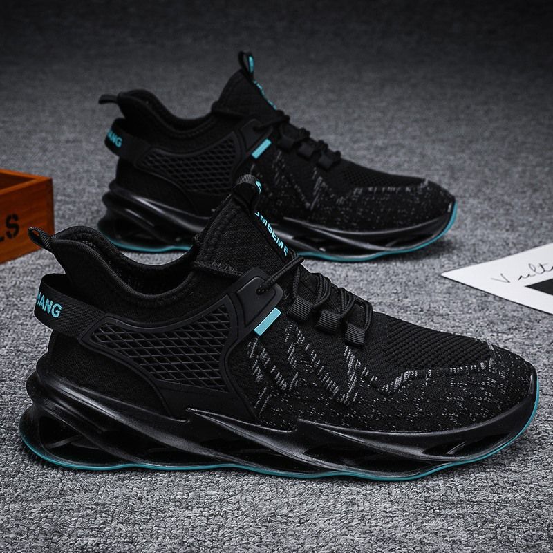 Flyweave Sports Shoes Breathable Fashion Sports Casual Shoes Four Seasons Lightweight Outdoor Running Men's Shoes_vogvips.com