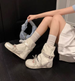 Ballet 2026 New Thick-Soled German Training Mary Jane Shoes Short Women's Ankle Boots_vogvips.com