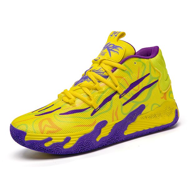 Men's High Top Basketball Shoes Running Sports Outdoor Cement Ground Practical Athletic Footwear_vogvips.com