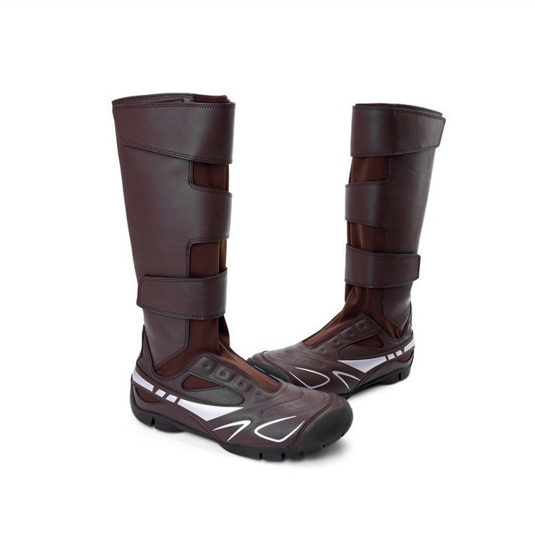 Women Boxing Boots SGIRLTWTW High Tube Boxing For Women, Sports Casual Flat Riding Slim Boots, Over-The-Knee Long Boots_vogvips.com