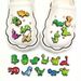 Cute Dinosaur Series Shoes Flower Shoe Buckle PVC Soft Glue Personality DIY Garden Shoe Accessories Accessories_vogvips.com