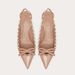 2024 Hualun Backless High Heel Shoes Women Flat Bow Rivet Patent Leather Pointed Toe Flats Fashion Versatile_vogvips.com