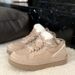 2025 Women Thick Soled Sports Shoes Suede Lace Up Flat Shoes Thick Soled Casual And Comfortable Lightweight Shoes Warm_vogvips.com