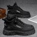 European Warm Series Labor Protection Autumn New High-top Work Shoes British Style Short Thick-soled Martin Boots Men's Trendy_vogvips.com