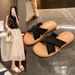 Women's Thick-Soled Slippers 2026 Summer New Style Fairy Bohemian Sandals For Outdoor Wear Vacation Beach Shoes_vogvips.com
