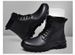 Men's Leather Men's Retro Leather Boots Front Tooling Shoes Breathable Martin Boots Low Heel Single Shoes Men's Shoes_vogvips.com