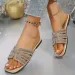 Sandals Women Wedges Slippers Slides Summer Breathable Pool Party Beach Work Women's Luxury Shoes_vogvips.com