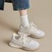 Women's 2025 New Spring And Autumn Lightweight Soft Comfortable Running Thick Sole Dad Shoes Versatile For Travel_vogvips.com