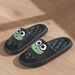 Summer Beach Slides Bathroom Anti Slip Slipper Non-Slip Home Flip Flops Cartoon Frog Soft Sandals_vogvips.com