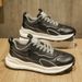 Leather Sneakers For Man Genuine High Quality Oxford Outdoor Italian Black Jogging Seakers Designer Office Dress_vogvips.com