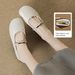 【Soft Sole And Soft Upper】Cameido Comfortable Flat Ankle Strap Shallow Single Shoes For Women, Autumn Round Toe Mary Jane Shoes_vogvips.com