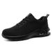 Men's Safety Work Shoes, Anti-Smashing Anti-Puncture, Breathable Mesh, PU Air Cushion Sole, Steel Toe Protective Footwear For Garden Work Shoes_vogvips.com