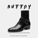 Men's Boots Chelsea Boots Pointed Thick Sole Height Increasing Dress Martin Boots_vogvips.com