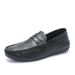 Spring New Leather Soft Sole Loafers Slip-On Casual Low Top Step-On Men's Shoes_vogvips.com