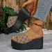 Sandals Women Slippers Wedges Summer Slides Shock Absorption Casual Leisure Waterproof Lightweight Arch Support Luxury_vogvips.com