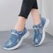New Thick-Soled Lightweight Couple Style Outdoor Hiking Breathable Canvas Loafers Large Size Men's Slip-On Shoes_vogvips.com