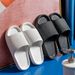 Fashion Men Women Summer Sandals Slip Resistant Durable EVA Thick Sole Comfortable House Slippers Bathroom Beach Slides_vogvips.com